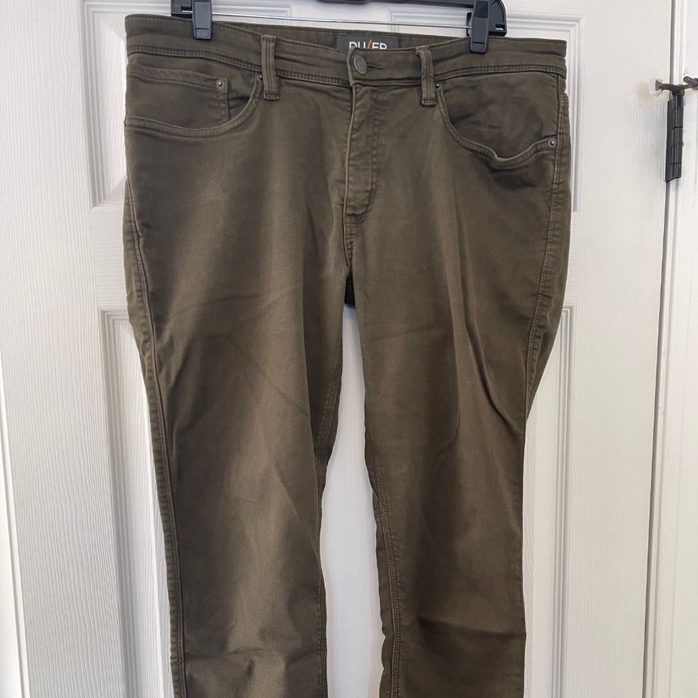 COPY - No Sweat Relaxed Taper – Army Green 34x30